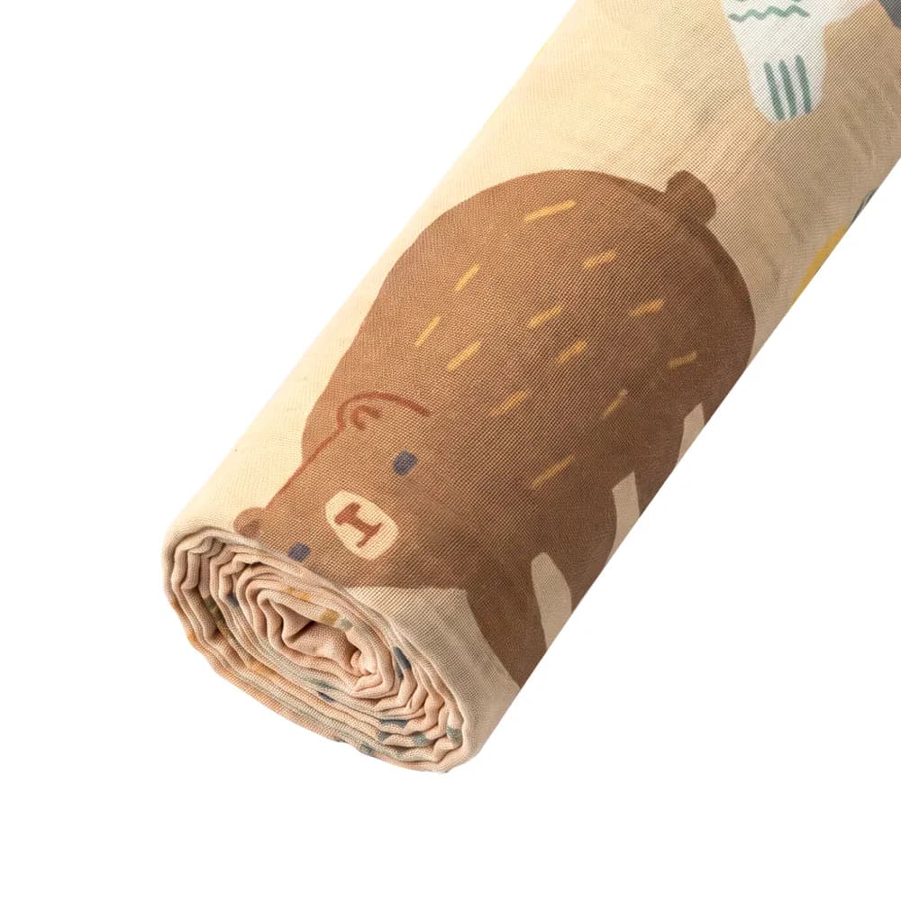 Пелёнка муслиновая BUBA KIDS, Центральный регион, 115х115