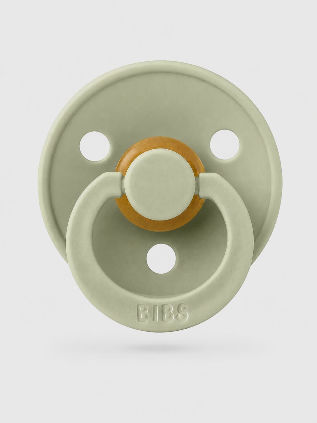 BIBS Colour Sage 0-6 месяцев, каталожное фото на светло-сером фоне