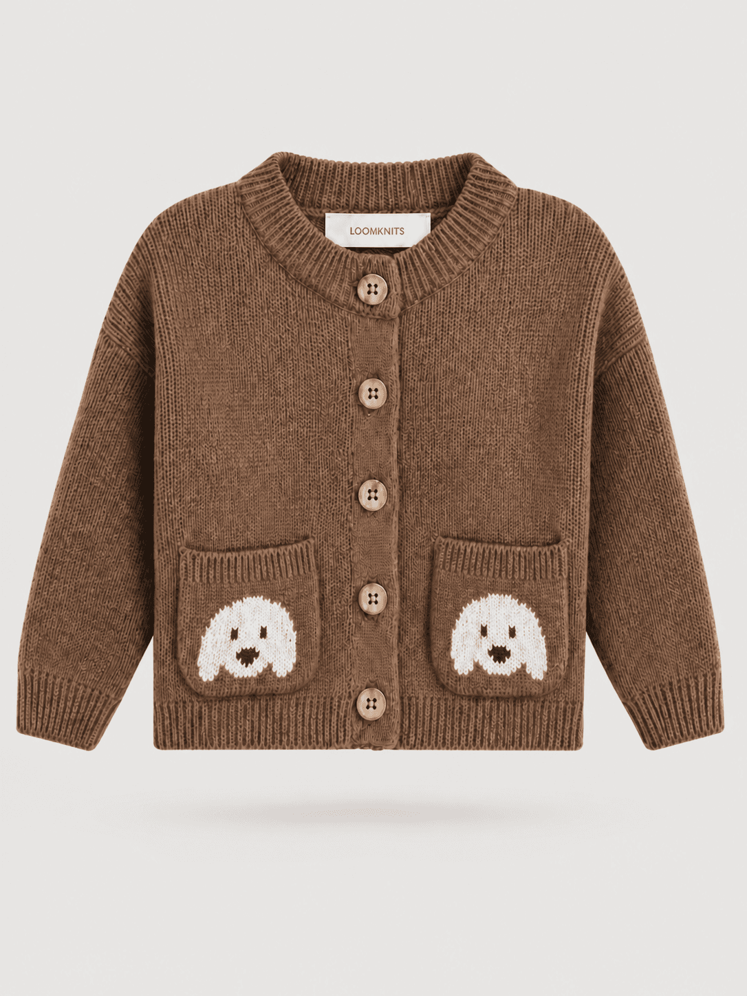 Кардиган детский Loomknits Шоколад