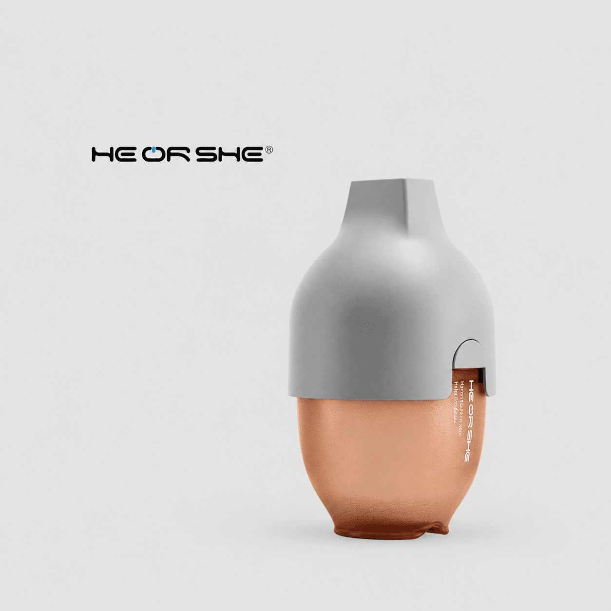 Бутылочка силиконовая для детей с соской HEORSHE 160ml, Grey