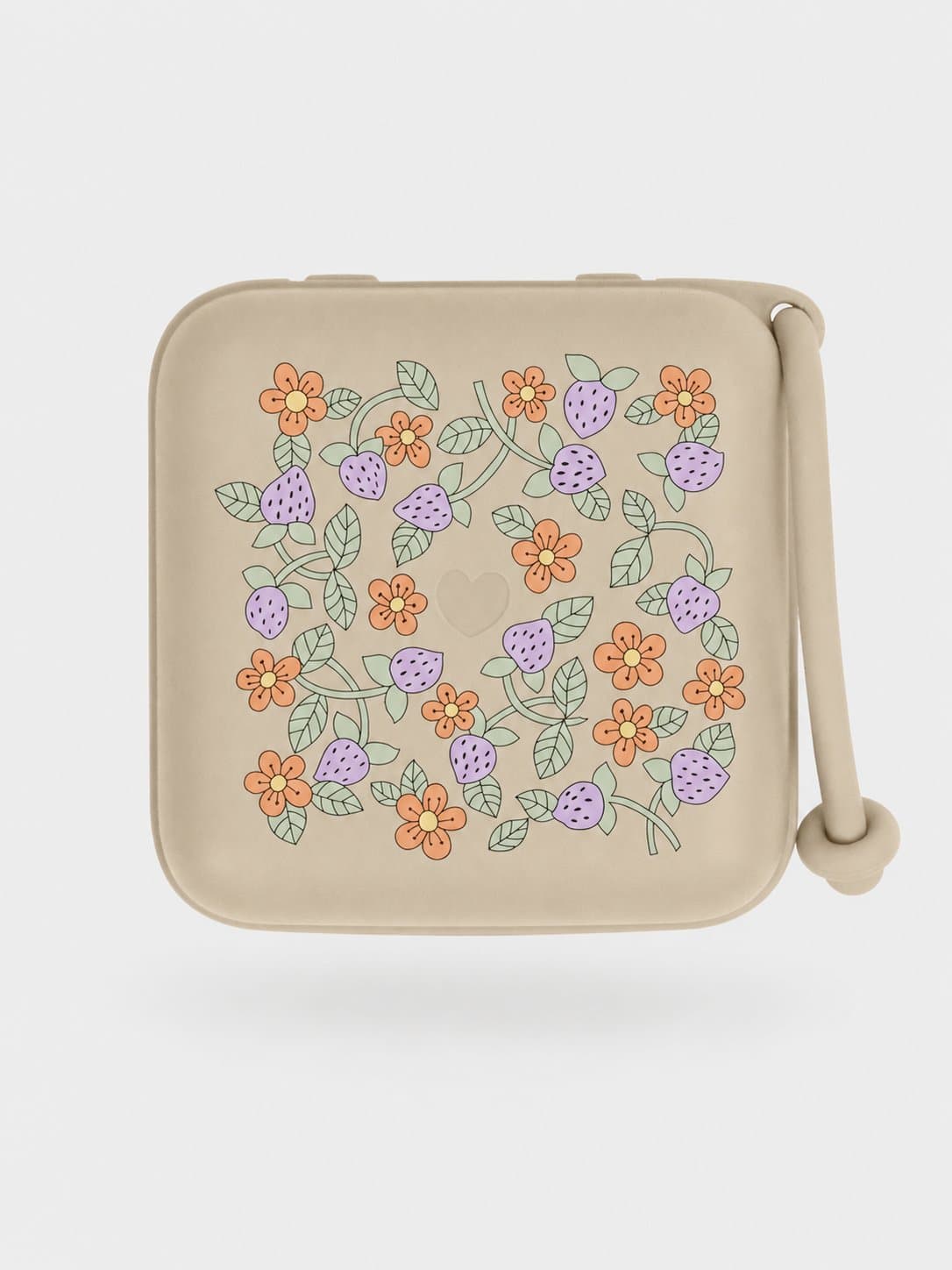 Контейнер для пустышки BIBS Liberty - Strawberries - Vanilla