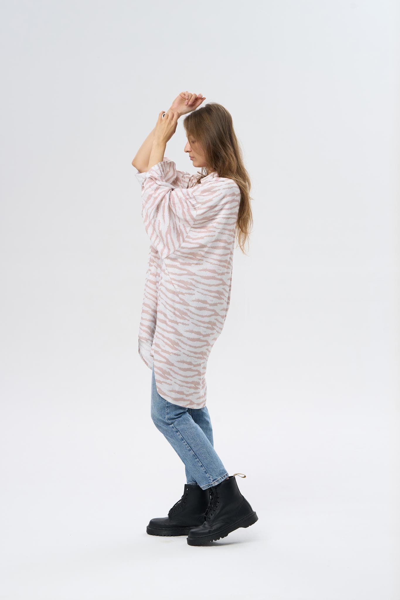Рубашка oversize, Белый