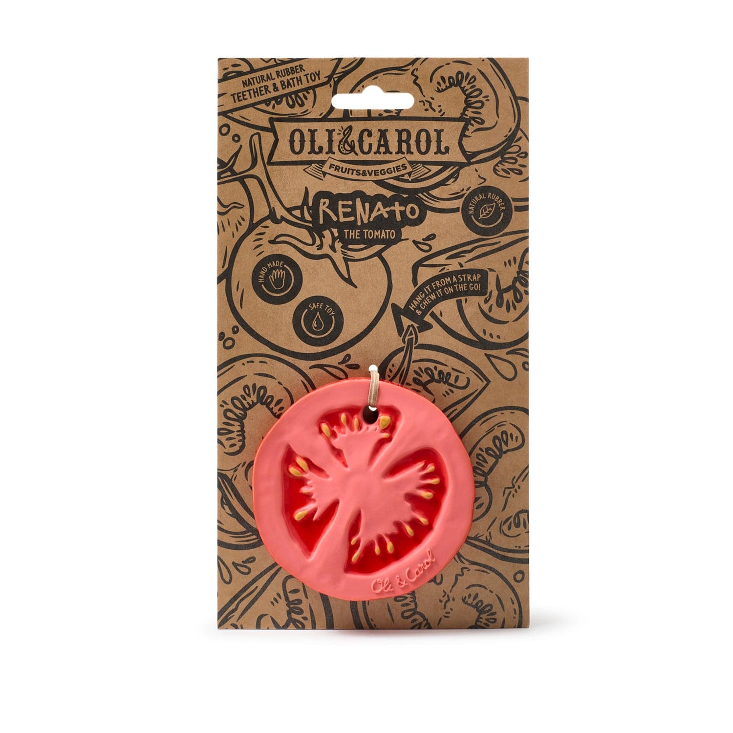 RENATO THE TOMATO, игрушка-прорезыватель