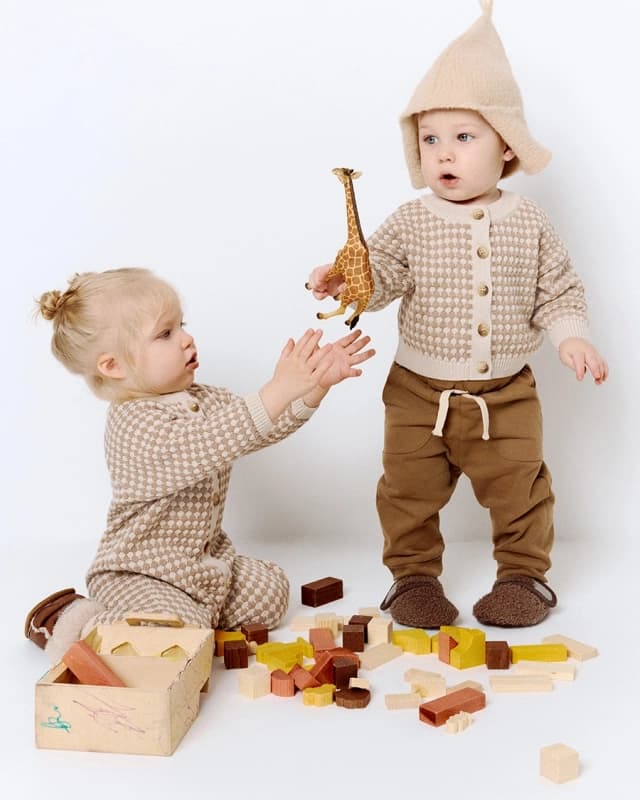 Брюки детские Loomknits Бежевый
