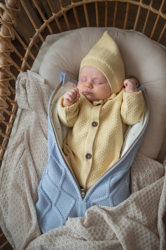 Кокон детский Oliver Loomknits Небесный